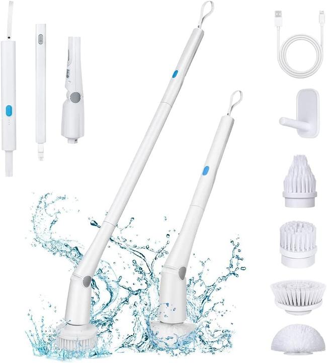 Produktbild Huaqin Elektrische Reinigungsbuerste Weiss Grau