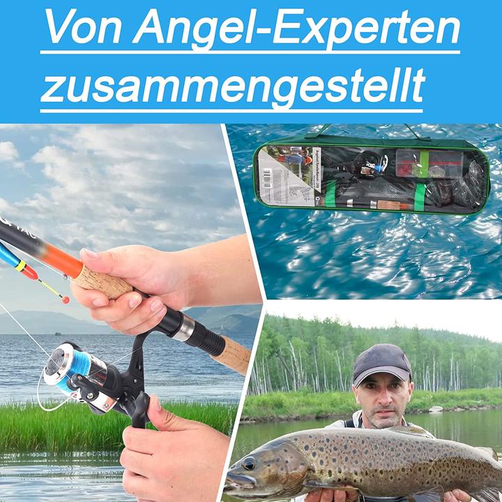 Produktbild Q-Tac Angelset Forelle 240cm (Teleskoprute, Angelset, 240 cm)