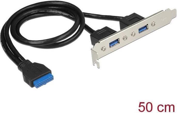 Actual product image Delock Slot bracket (0.50 m, USB 3.2 Gen 1)