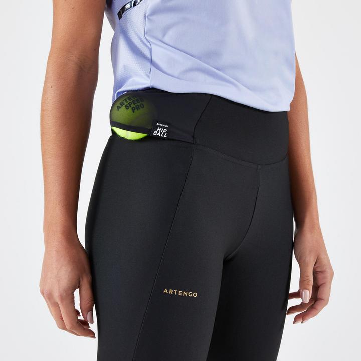 Produktbild Artengo Damen Tennis Leggings - Tlegging Dry Hip Ball schwarz (W33/L31)