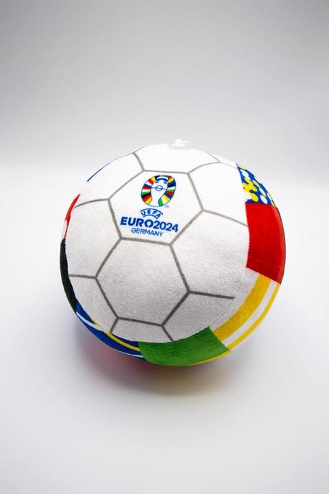 Produktbild Uefa EURO24 Umkehrbarer Plüsch Albärt zu EM-Ball 35 cm