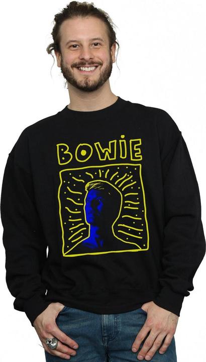 Immagine prodotto David Bowie 90s Frame Felpa Uomo (4XL)