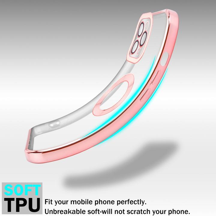 Actual product image Cadorabo TPU Chrome case with camera protection for Apple iPhone 11 PRO MAX (Apple iPhone 11 Pro Max)