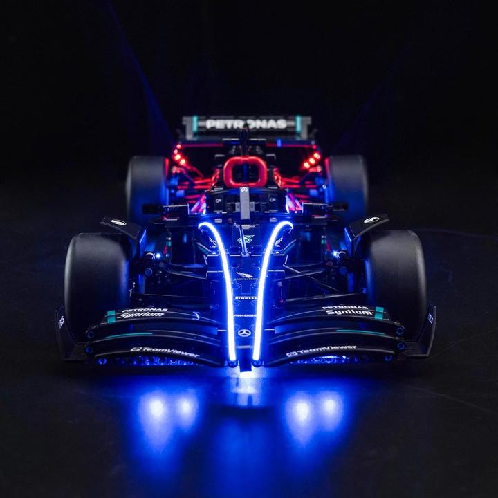 Actual product image BrickBling LED light set for LEGO Mercedes-AMG F1 W14 E Performance (42171) incl. remote control