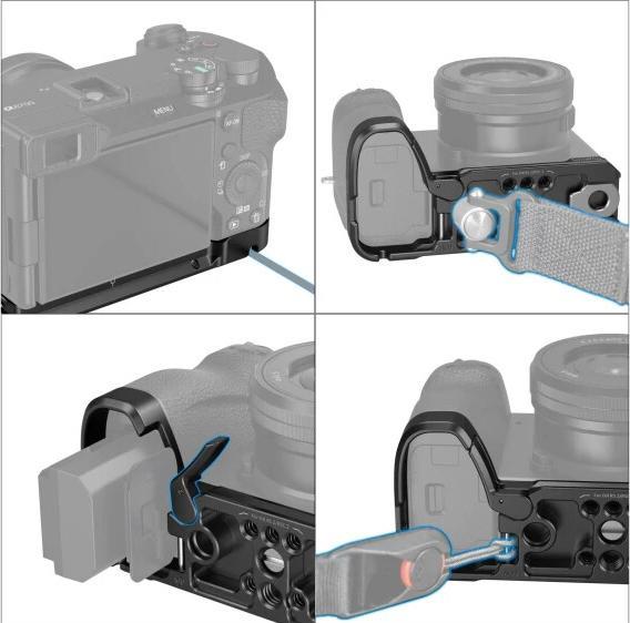 Immagine prodotto SmallRig Piastra di base Sony Alpha 6700 (Piastra di aggancio rapido)