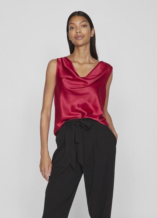 Actual product image Vila Waterfall top without sleeves (38)