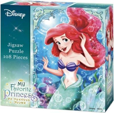 Actual product image Disney The Little Mermaid 108-piece jigsaw puzzle "Adorable Ariel" (108 pieces)