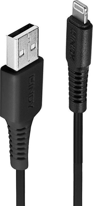 Actual product image Lindy Charge and Sync Cable Apple MFi (3 m, USB 2.0)