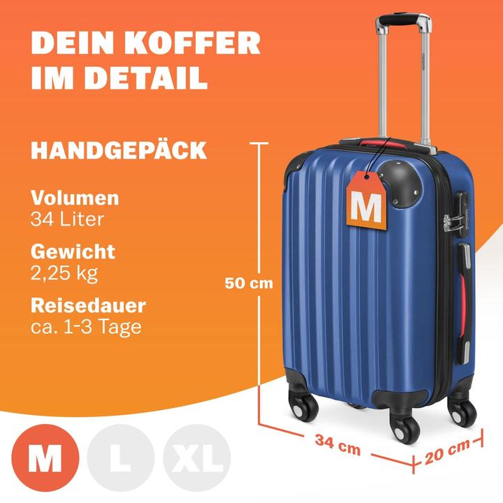 Actual product image Monzana Baseline (34 l, Hand luggage (up to 50 litres))