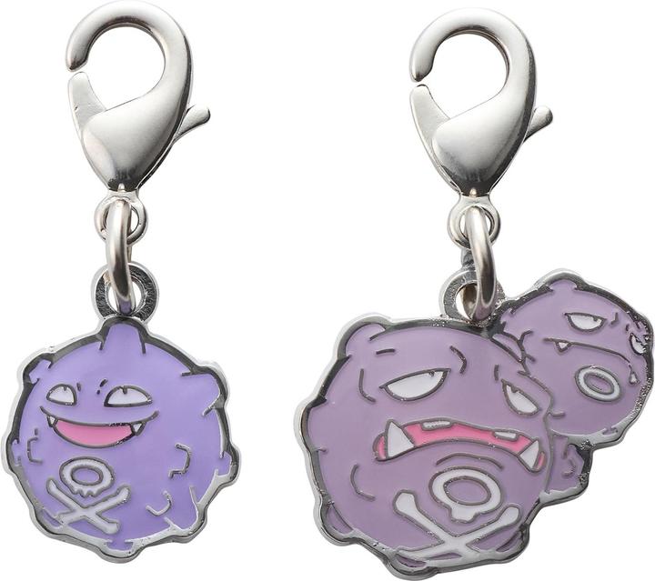 Pokémon Pokemon Center - Koffing & Smogon Schlüsselanhänger - 2 Stück