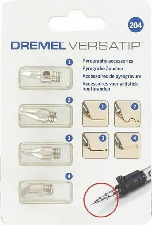 Produktbild Dremel Pyrographie-Set (4 Stück)