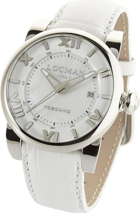 Immagine prodotto Locman Italia Orologio Unisex Toscano Automatico Bianco Ref. 590 (Orologio da polso analogico, 41 mm)