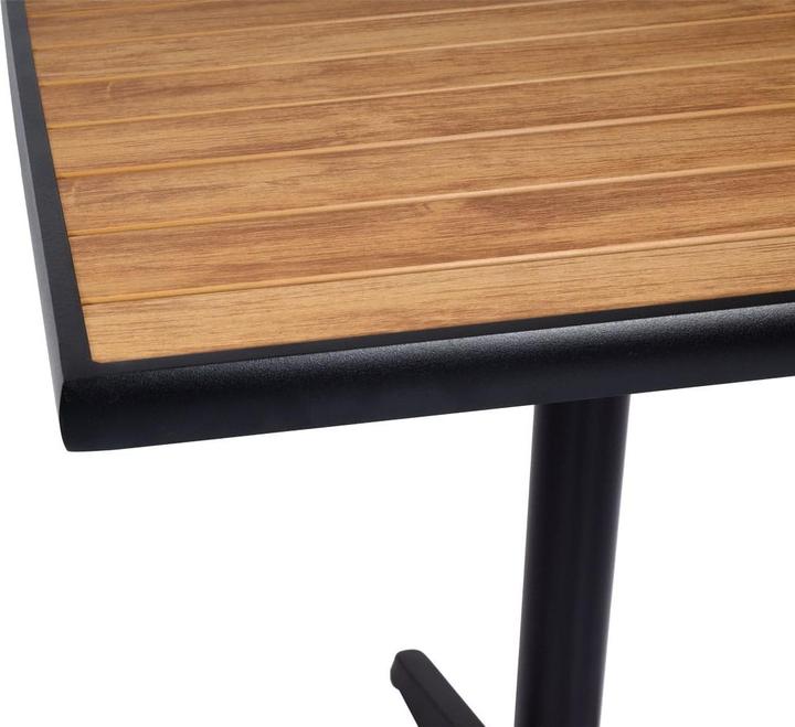 Produktbild Mendler Gartentisch HWC-J95, Balkontisch Bistrotisch, Gastronomie Outdoor-Beschichtung Aluminium Polywood - (70 cm)