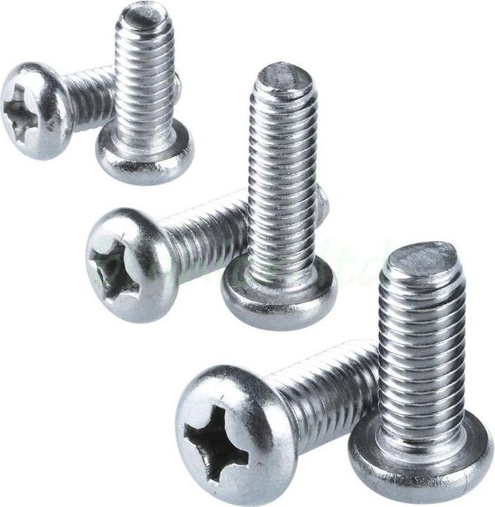 Produktbild Hermex 12×TV-Wandhalterungsschrauben Befestigungsmaterial VESA Schrauben M4 M6 M8 Set (1 Schrauben pro Stück)