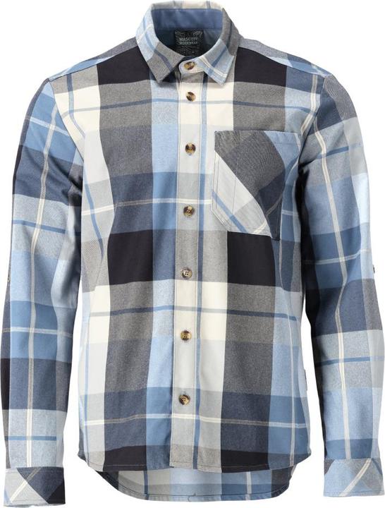 Mascot Flanellhemd Customized 22904 schwarzblau-kariert Gr. M (M)