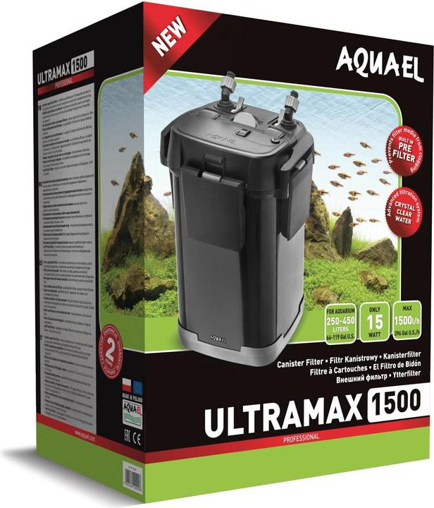 Actual product image Aquael 120665 Aquarium filter (450 l, External filters, Salt water, Fresh water)