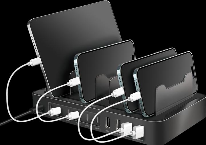 Actual product image LogiLink USB-C charging station (120 W)