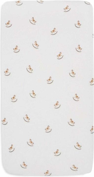 Produktbild Jollein Fix-Leintuch Nostalgic Ride 140 x 70 cm, Weiss (140 x 70 cm)