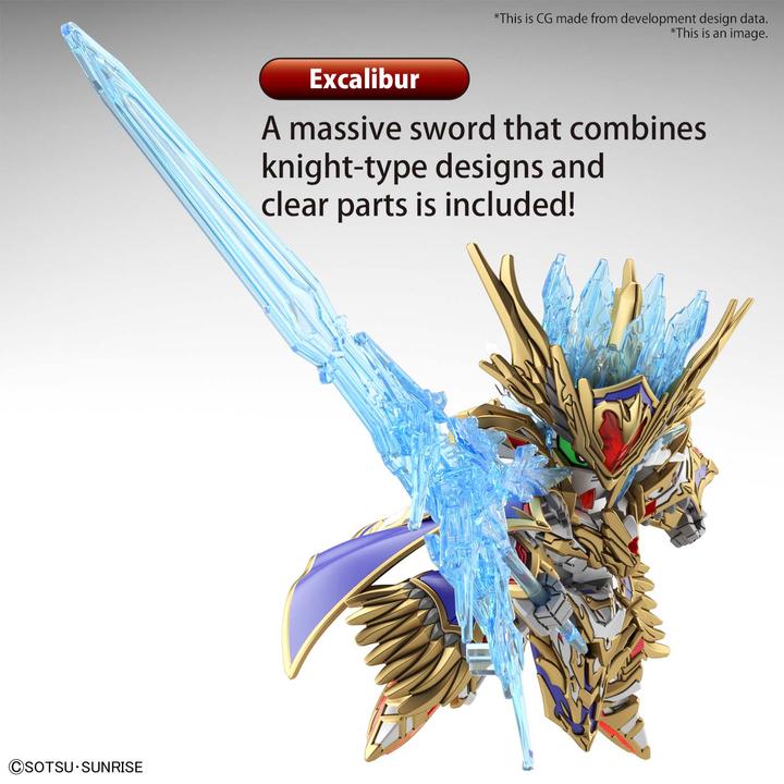 Actual product image Bandai Sdw Heroes Arthur Gundam Mk-Iii