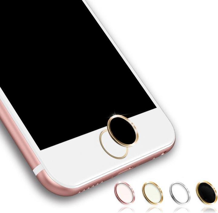 Actual product image Hermex Apple iPhone 6S Home Button Touch ID Protective Button gold black