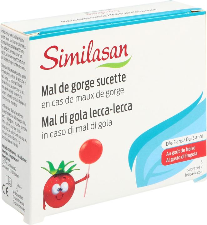 Immagine prodotto Similasan Lecca-lecca per il mal di gola 8 pz (8 Pezzo/i)