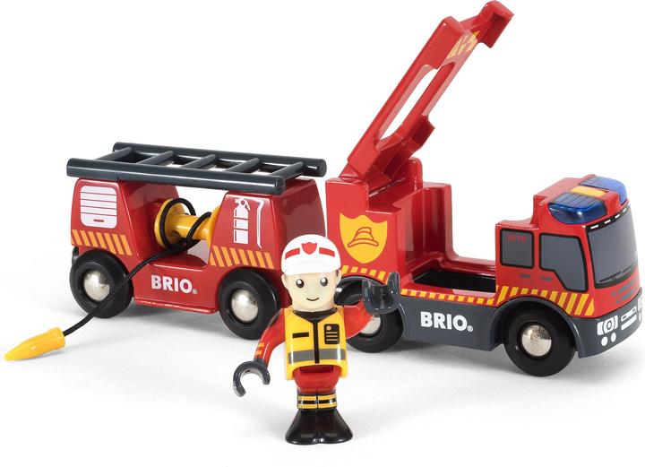 Brio Feuerwehr Leiterfahrzeug mit L&S