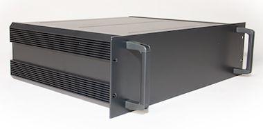 Produktbild Rs Pro 19 Zoll Rack Gehäuse 3U Schwarz, 425 mm x 425mm x 128,6 mm