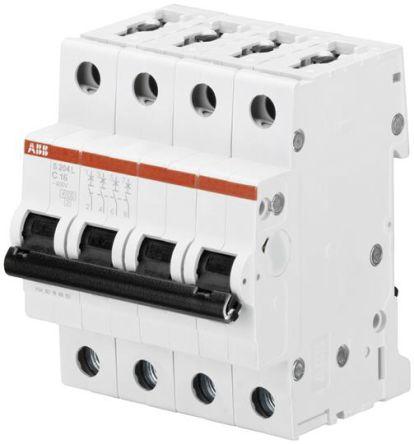 Image du produit ABB Disjoncteur S200L 4P, 25A, pouvoir de coupure