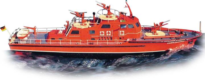 Produktbild Romarin feuerlöschboot düsseldorf bausatz 1/25