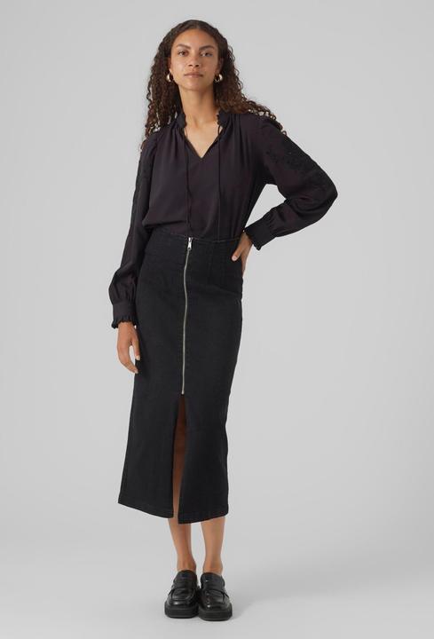 Actual product image Vero Moda High waist long skirt denim skirt (XS)