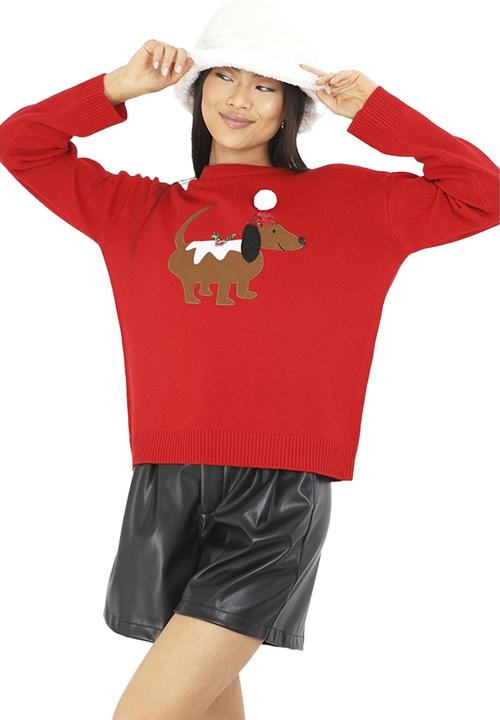 Brave Soul Pullover weihnachtliches Design (XS)