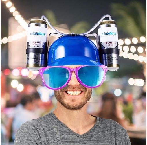 Image du produit Relaxdays Casque à Boisson Pour Faire la Fête