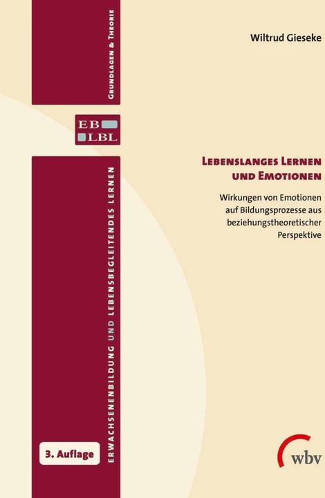 Actual product image Lebenslanges Lernen und Emotionen (German, Wiltrud Gieseke, 2016)