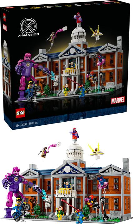 Immagine prodotto LEGO X-Men: X-Mansion (76294, LEGO Marvel, Set LEGO rari)