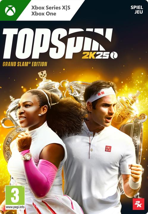 Actual product image Microsoft Xbox TopSpin 2K25 Grand Slam Ed Download Code