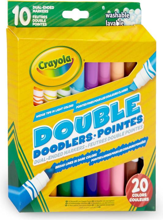 Image du produit Crayola Feutres double face (Multicolore, 10 x)