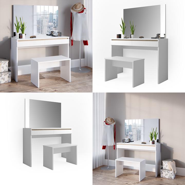 Produktbild Vicco Emma mit Hocker (120 x 42 x 83 cm)