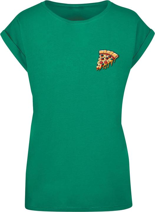 Actual product image Merchcode Ladies Pizza Comic Extended Shoulder Tee - 116357 (M)