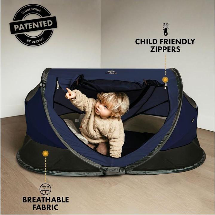 Actual product image Deryan Travel Cot and Play Tent Peuter Luxe