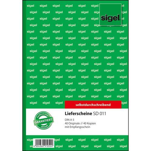 Immagine prodotto Sigel Modulo di bolla di consegna Formato carta: DIN A5 Autocopiante: Sì (40 x)