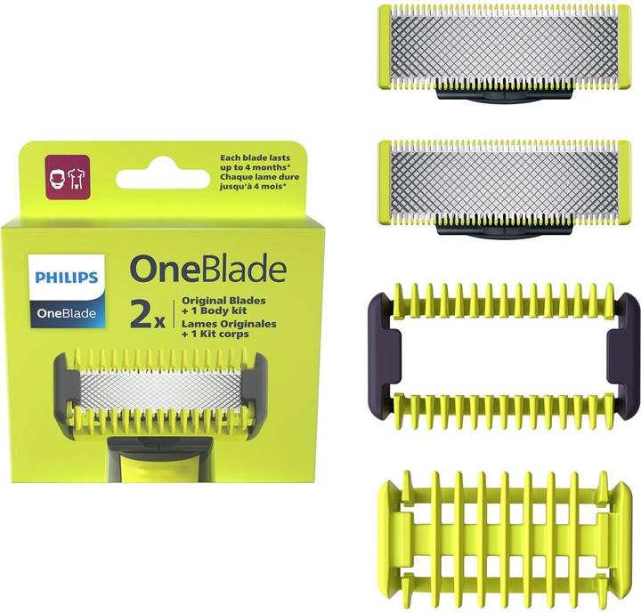 Actual product image Philips OneBlade Face + Body Kit (2 x)