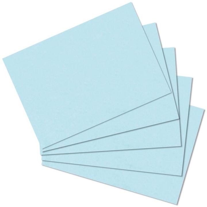 Herlitz 10837177 Cartoncino blu 100 pezzi (A6, 170 g/m²)