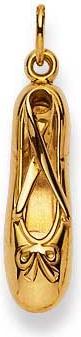 Natsumi Schmuck Anhänger Ballett Schuh Gelbgold 18K/750 (750/18 K Gelbgold)