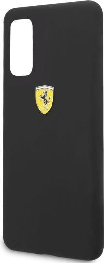 Actual product image Ferrari On Track Liquid Silicone Case Shield for G980F Samsung Galaxy S20 - black (Samsung Galaxy S20)