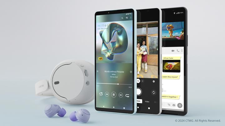 Actual product image Sony Xperia 10 VI (128 GB, Black, 6.10", SIM + eSIM, 48 Mpx, 5G)
