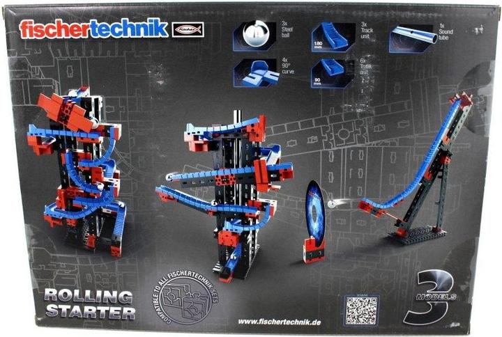 Actual product image Fischertechnik Rolling Starter 3 in 1 (142 parts) (542132)