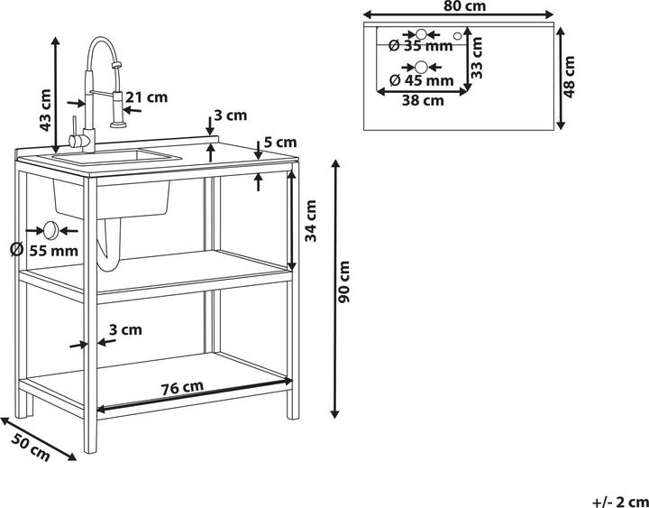 Actual product image Beliani Venosa