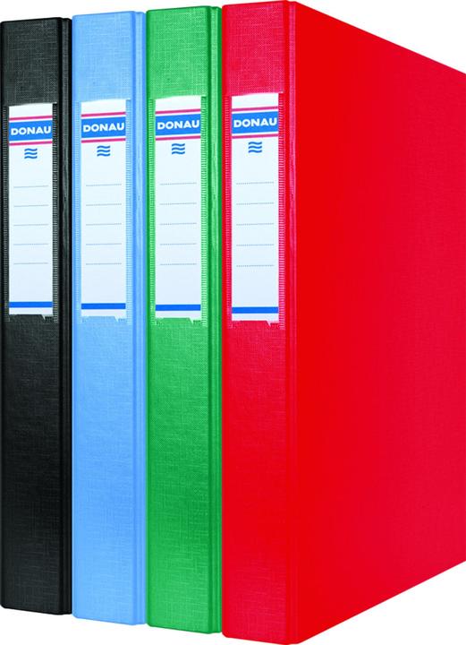 Actual product image Donau Ring binder, pp, a4/4r/25mm, red