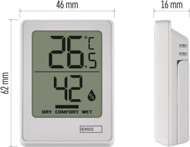 Productafbeelding Emos Digitale thermometer met hygrometer E0345