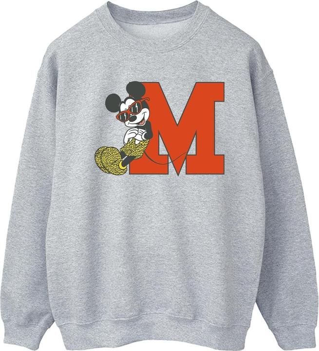Disney Mickey Mouse Leopard Trousers Sweatshirt (L)